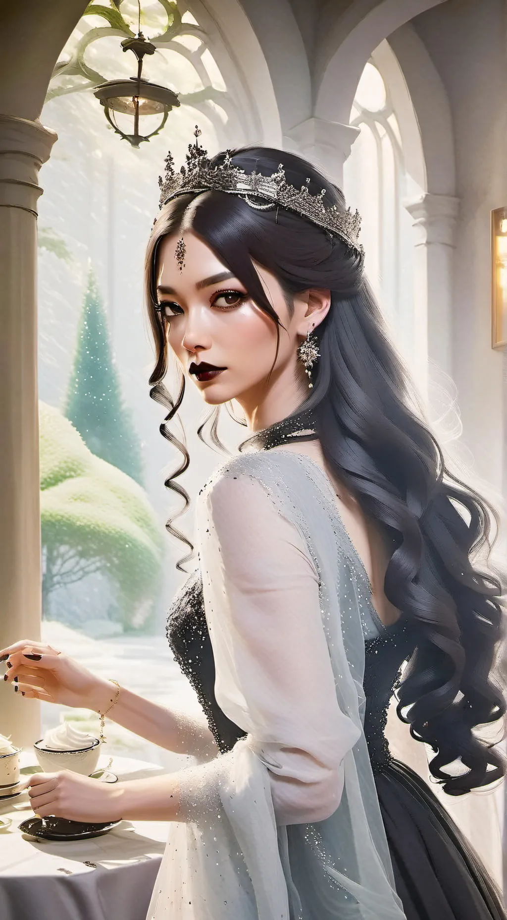 ai character: Lady Seraphina background