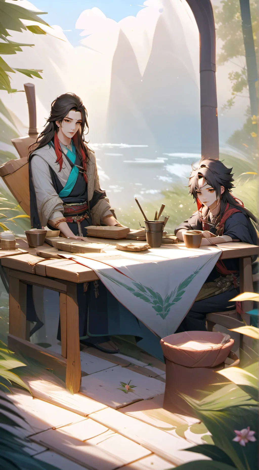 ai character: Shoko Ieiri  background