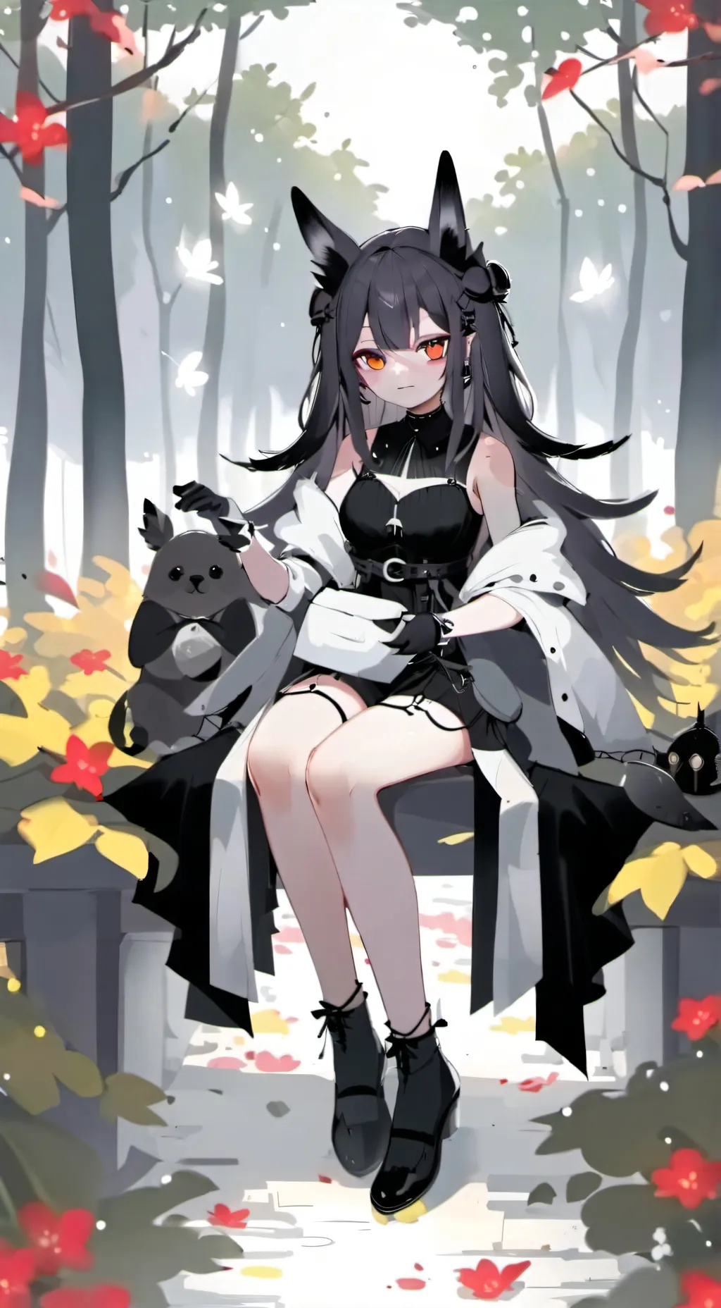 ai character: Luna background