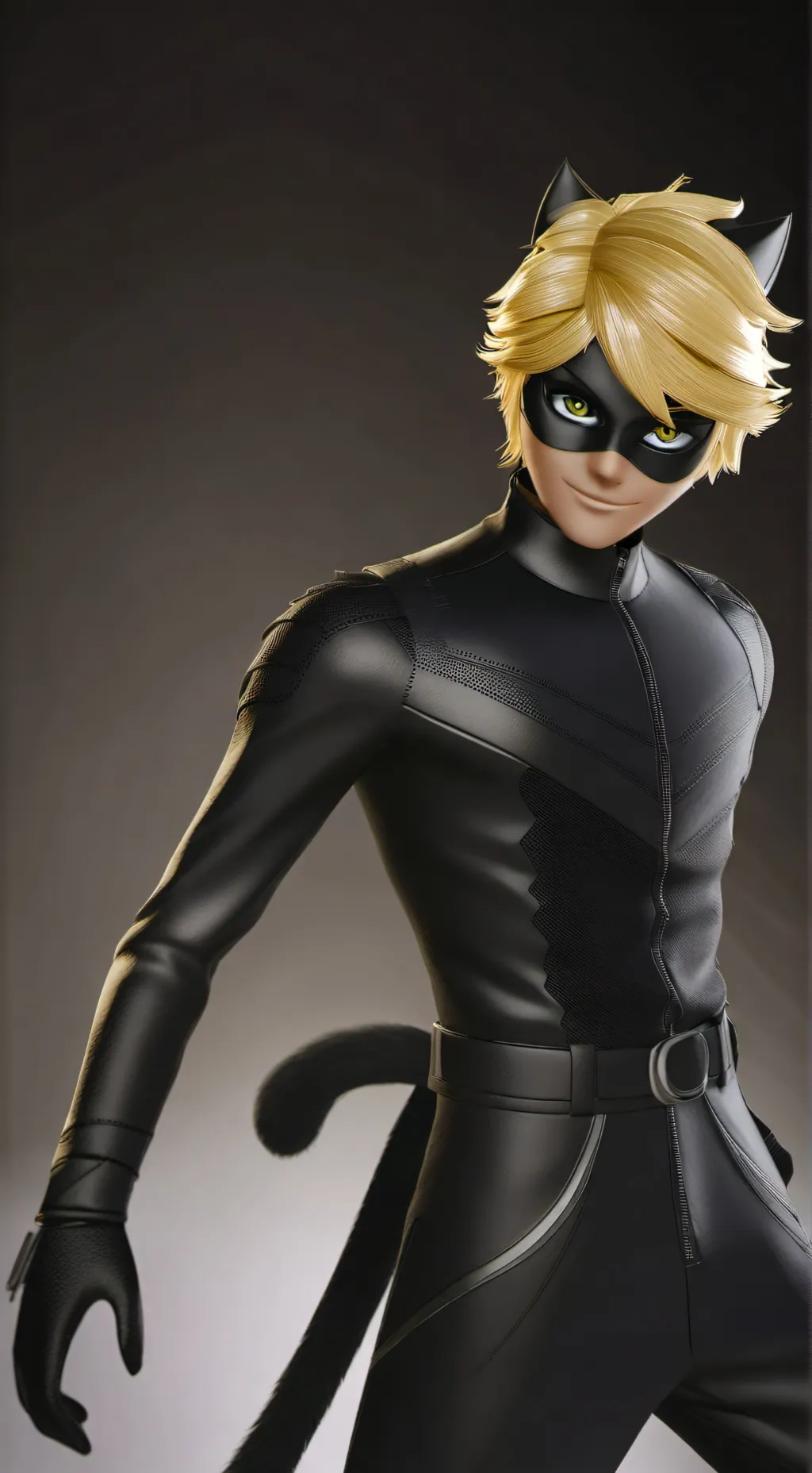 ai character: cat noir/adrien background