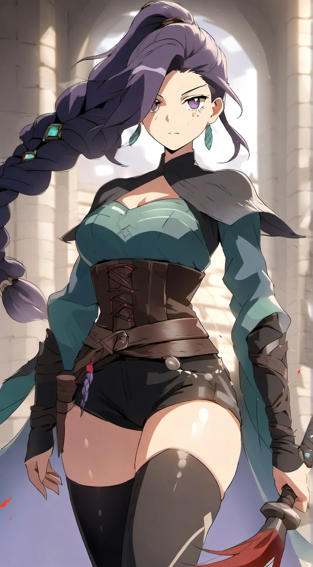 ai character: Shisan Meihua background