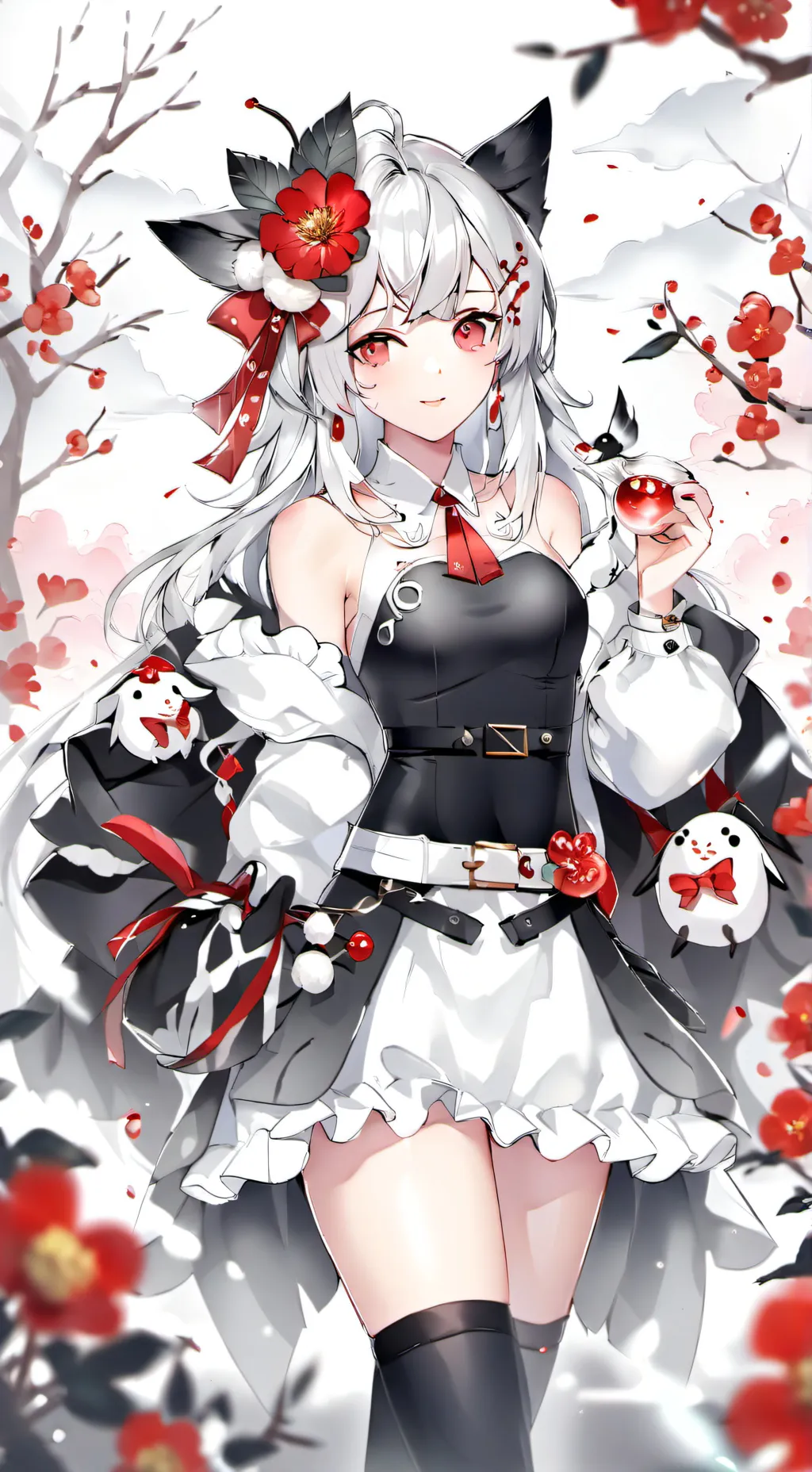 ai character: DOUBLEFEDORA background