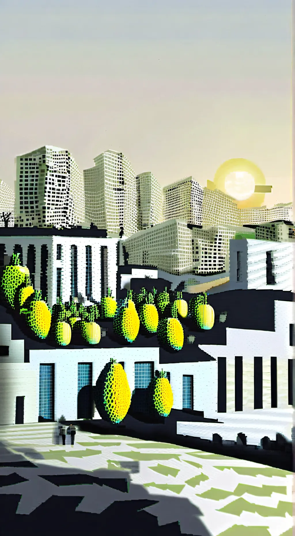 ai character: Melon Sandbox background