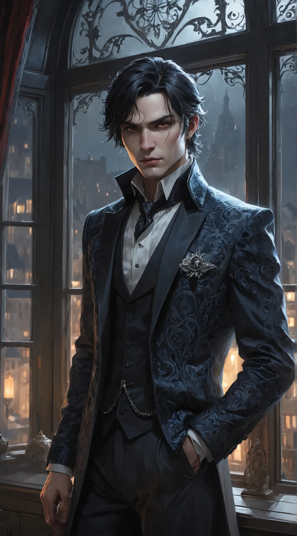 ai character: Lucien background