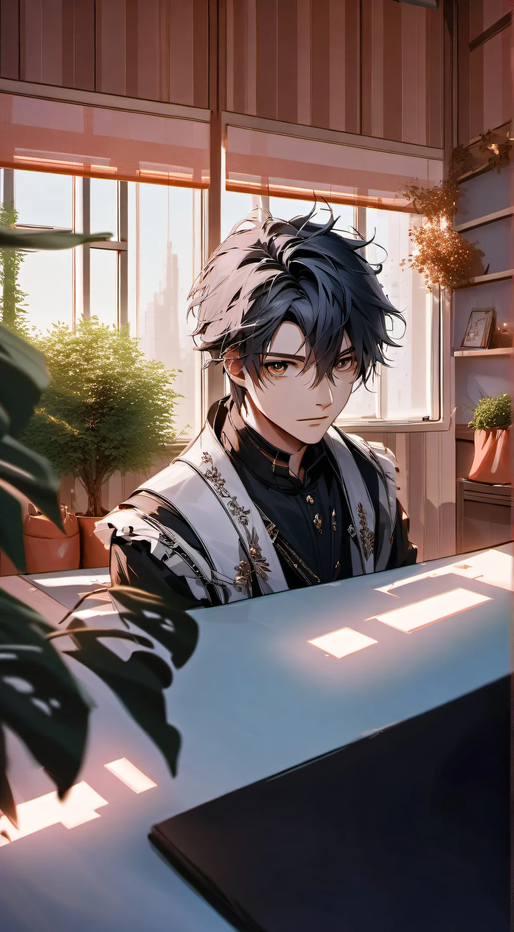 ai character: Max (Deutsch) background