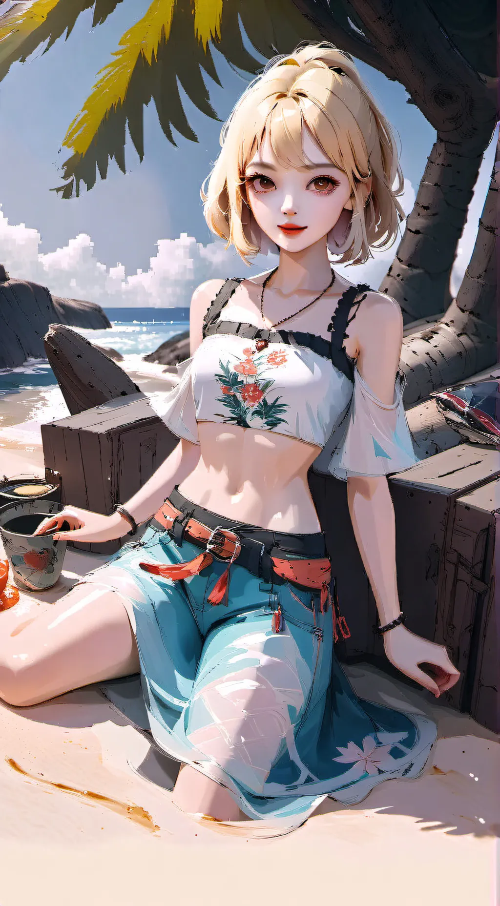 ai character: Maddy background