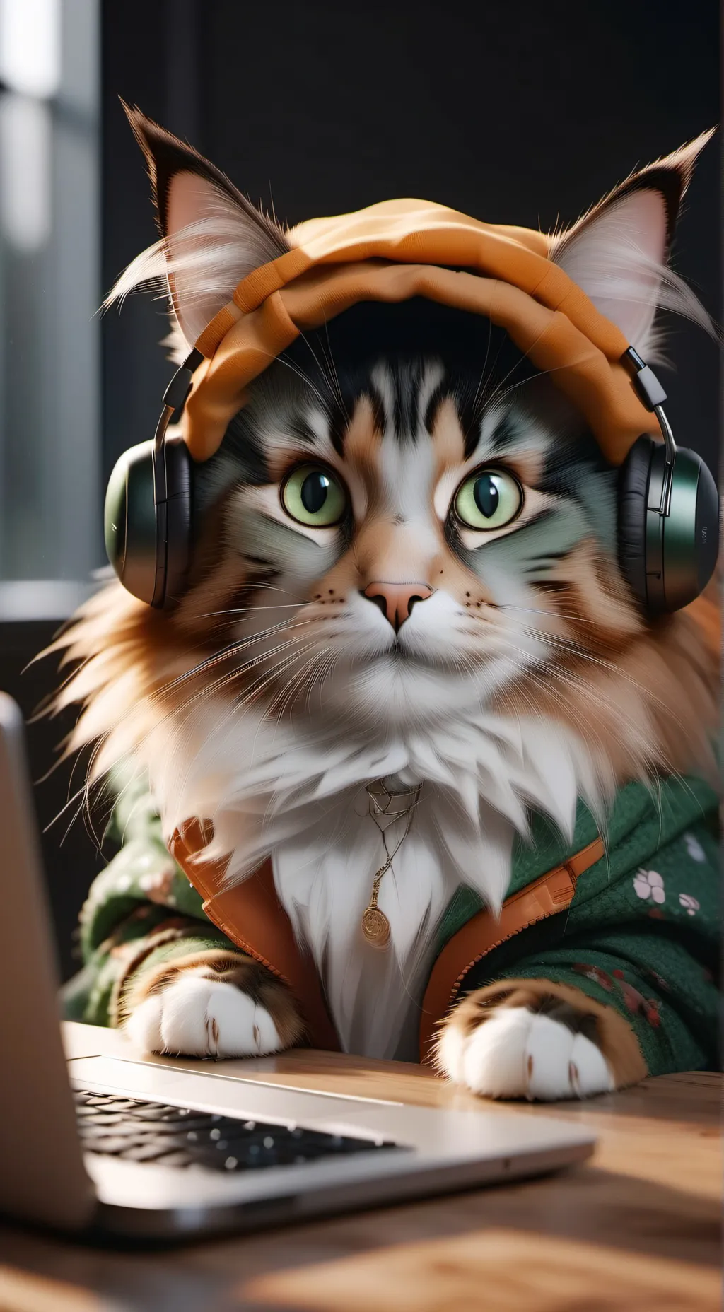 ai character: Pixel background