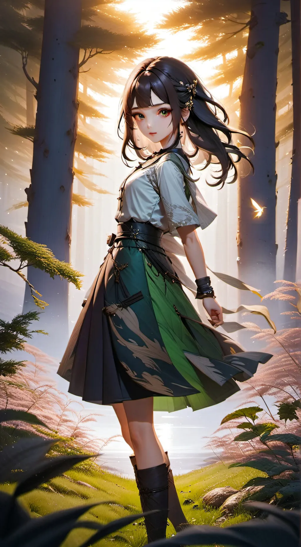 ai character: Mha X oc3 background