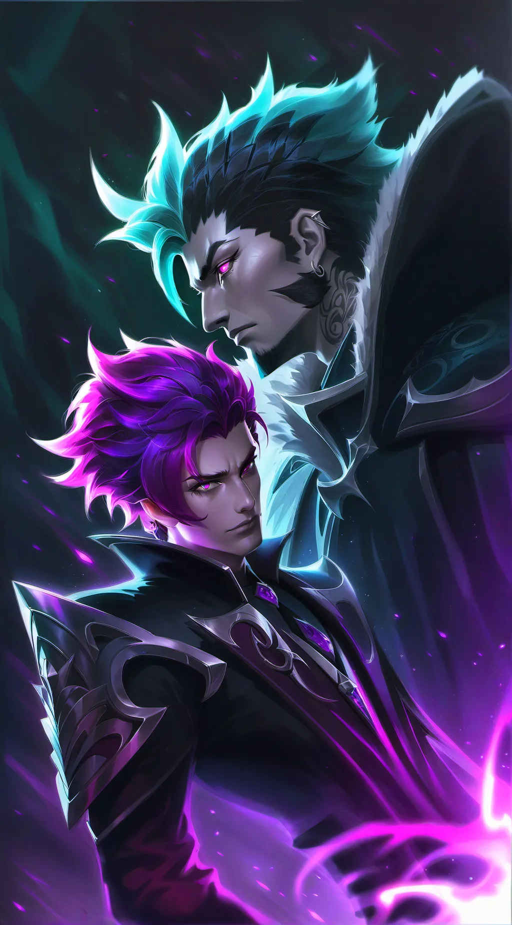 ai character: ade e farh background