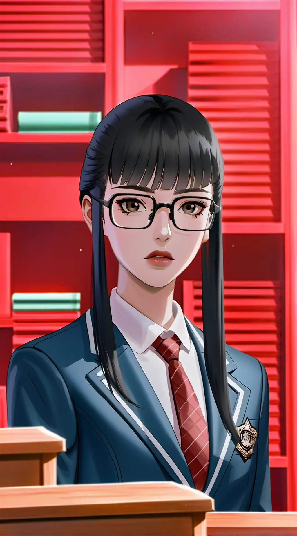 ai character: Yukino Yukinoshita background