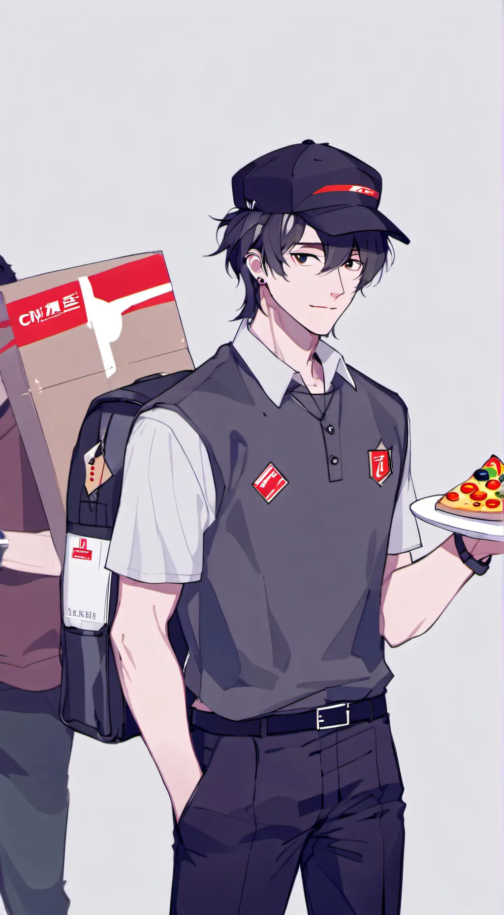 ai character: Pizza Delivery background