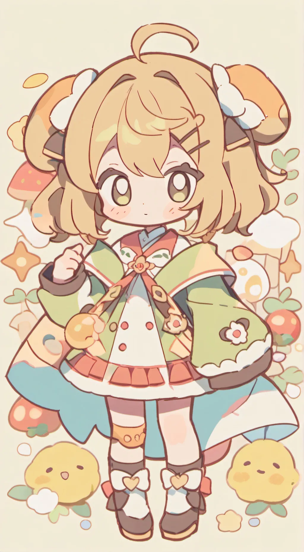 ai character: UNE NOUVELLE  background