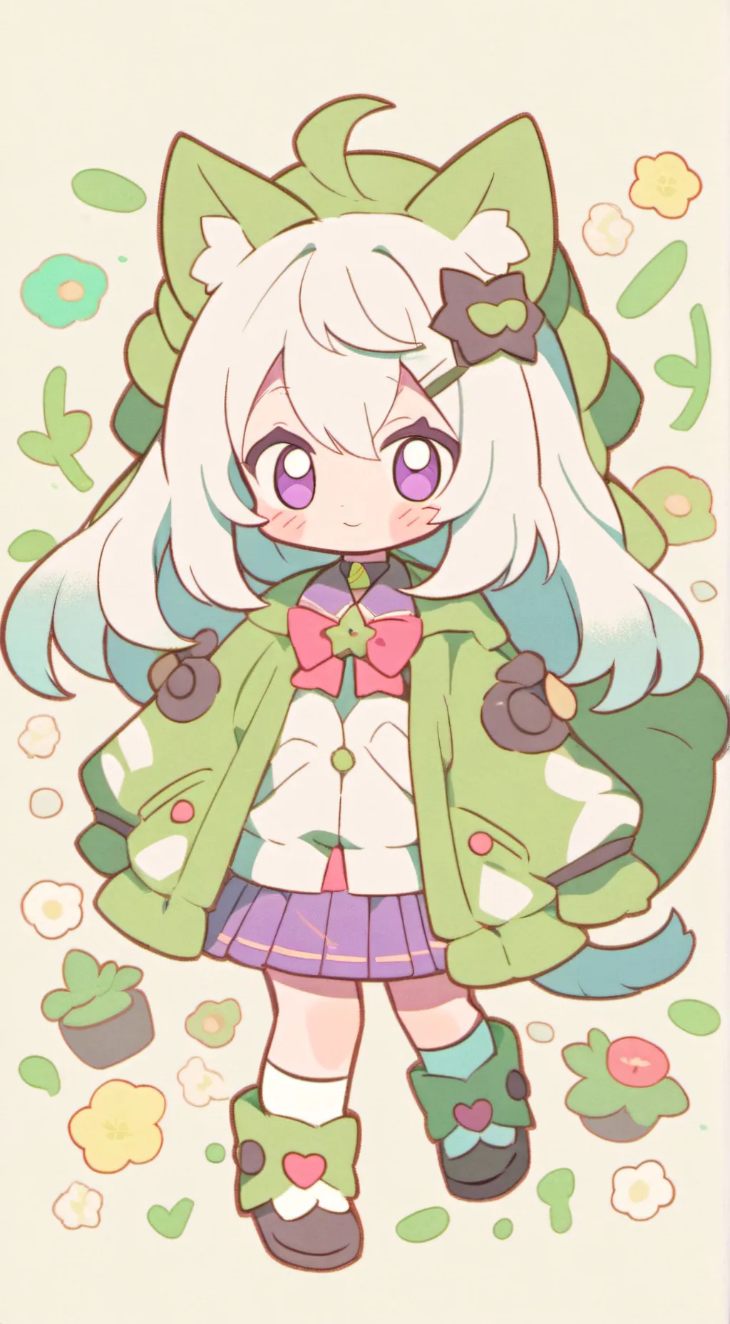 ai character: Aiko  background