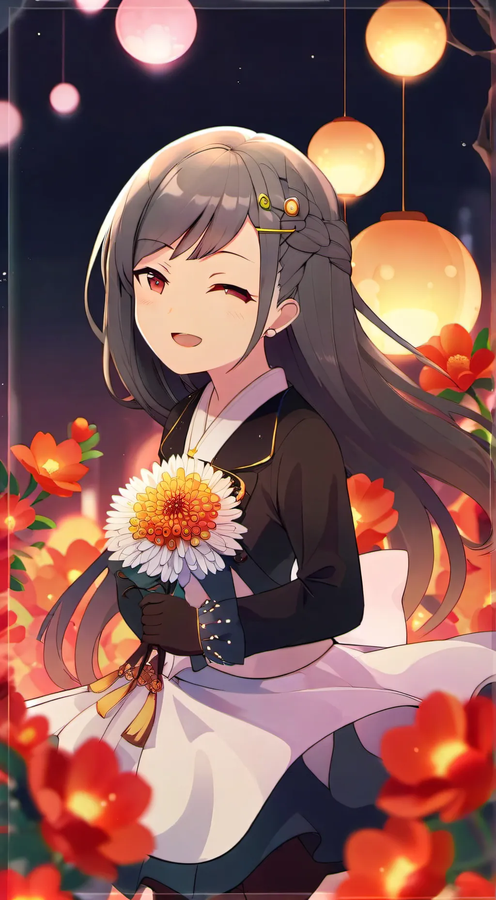 ai character: . Meo ! ୨ৎ background