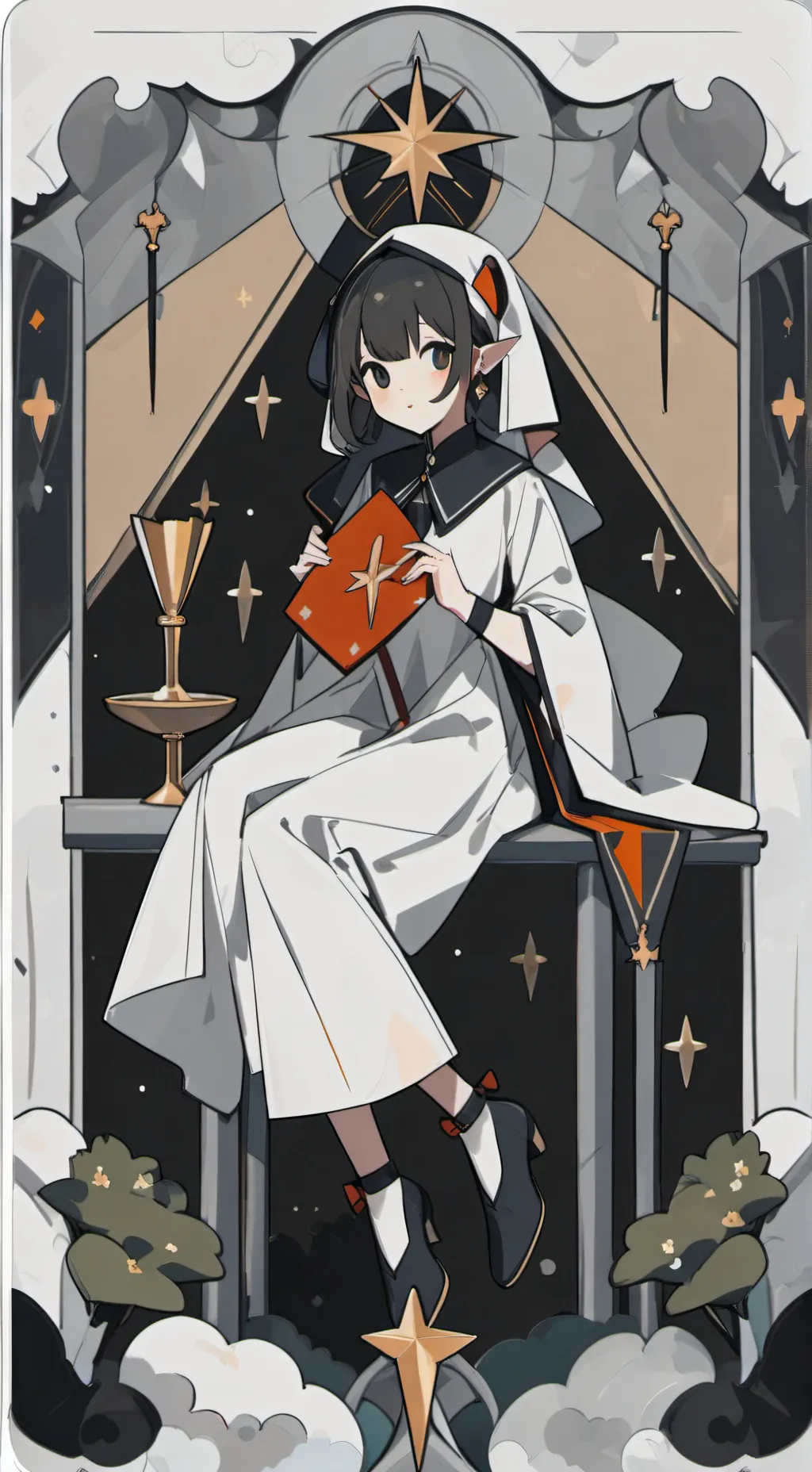 ai character: Smilling criters  background