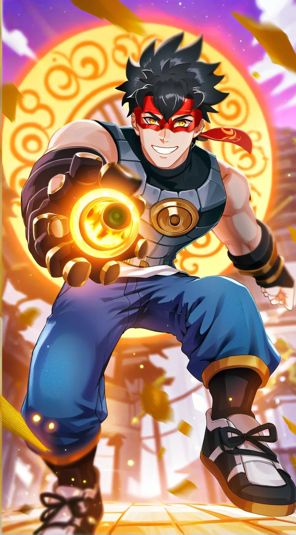 ai character: MHA rehab background