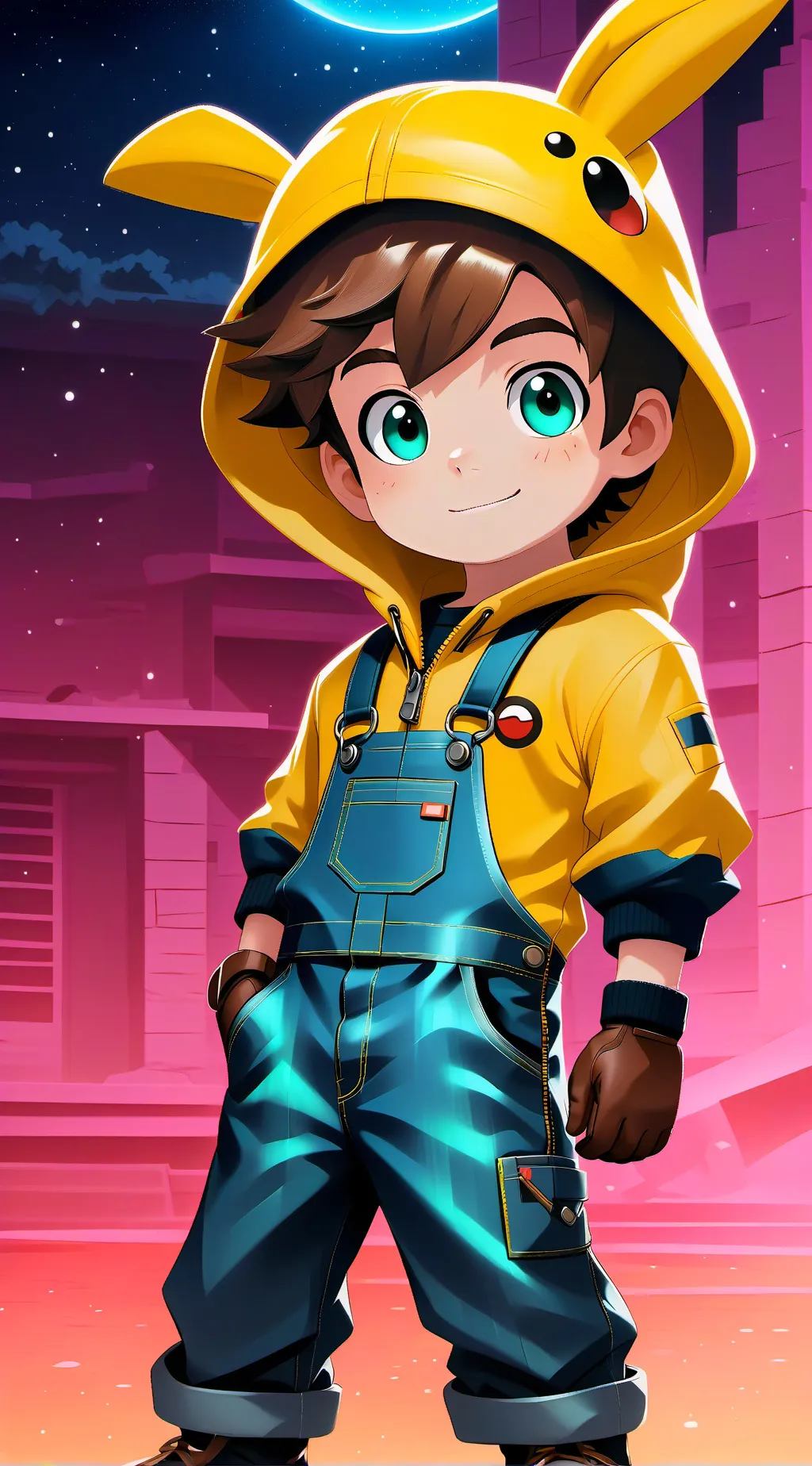 ai character: Cricket Green  background