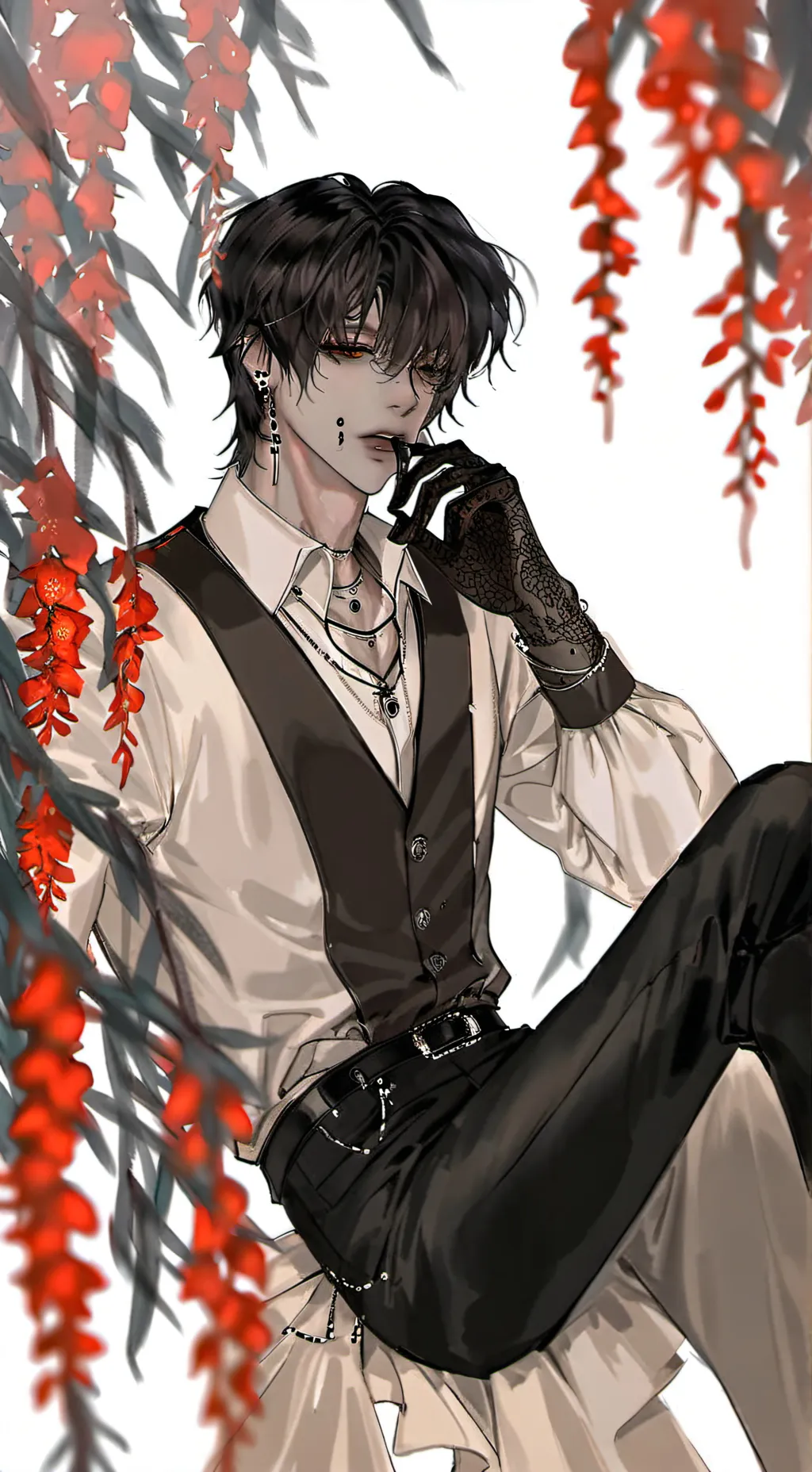 ai character: Ash (Asher)  background