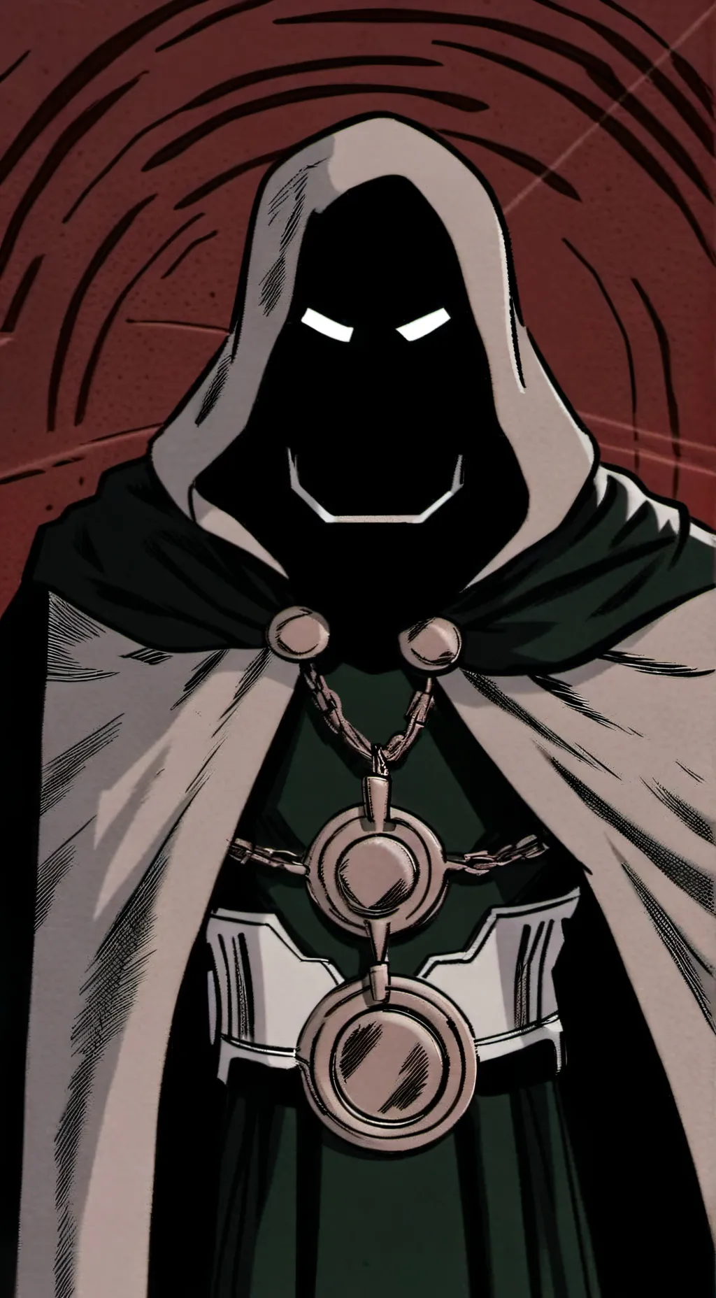 ai character: MF DOOM background