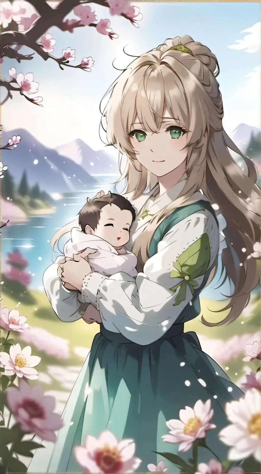 ai character: Mia and you background