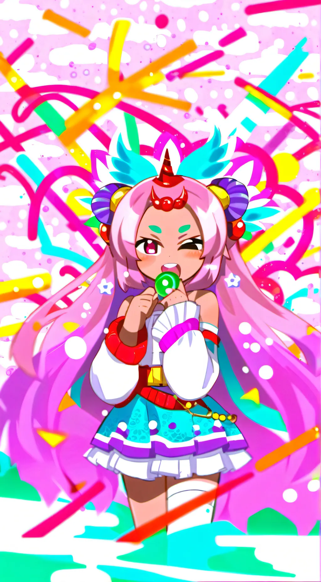 ai character: 🎂Birthday cookie~! background