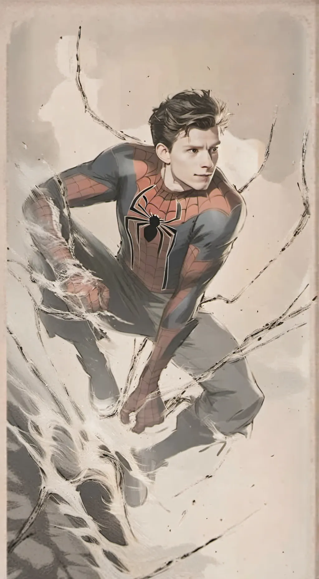 ai character: Spider-man background