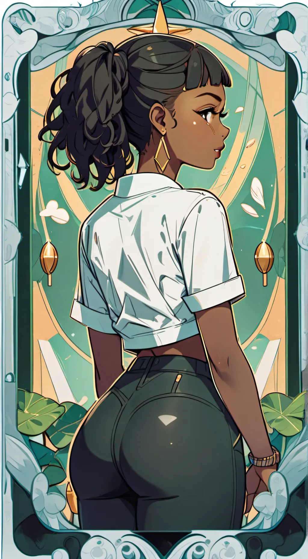 ai character: Cally background