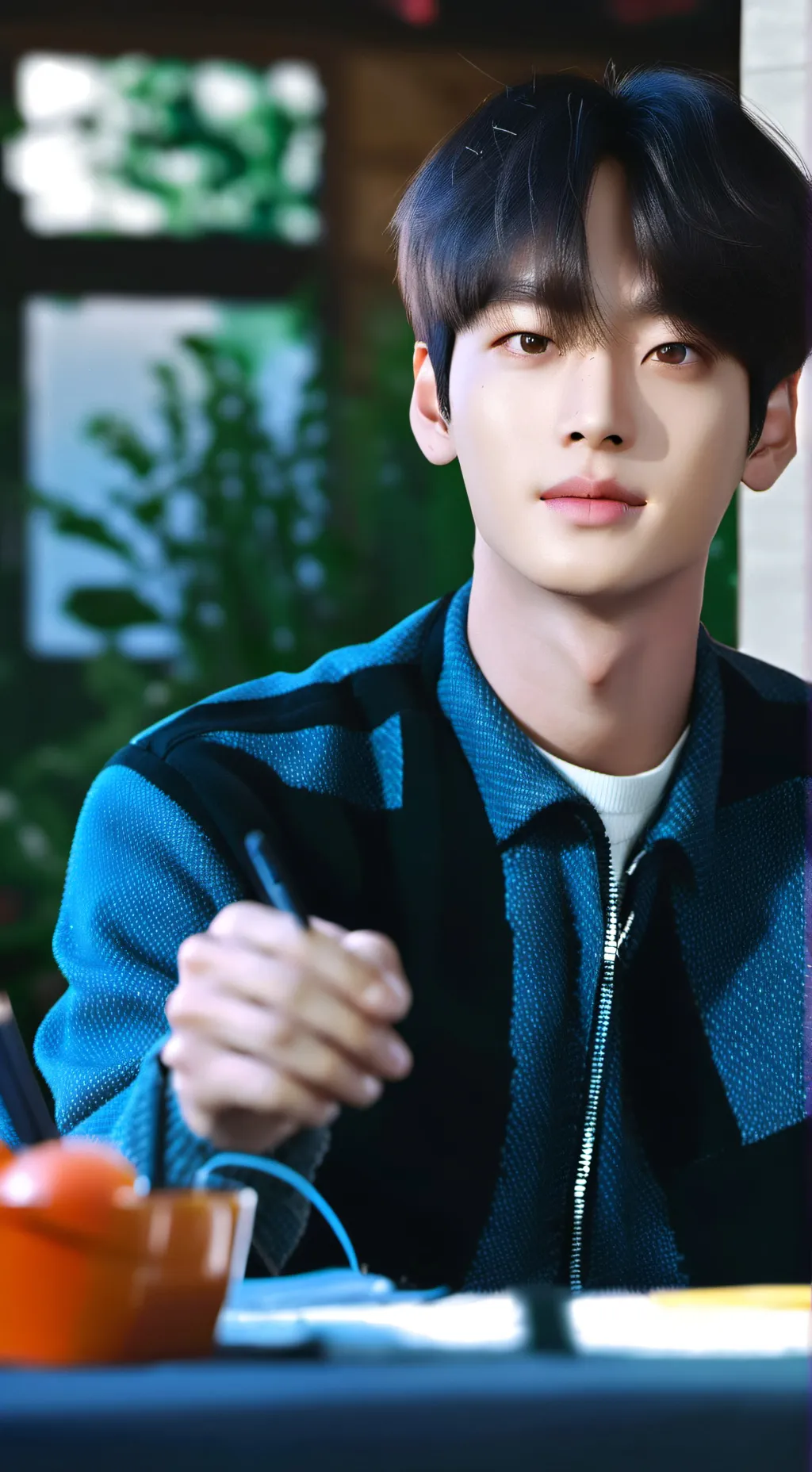 ai character: Kim Taehyung background