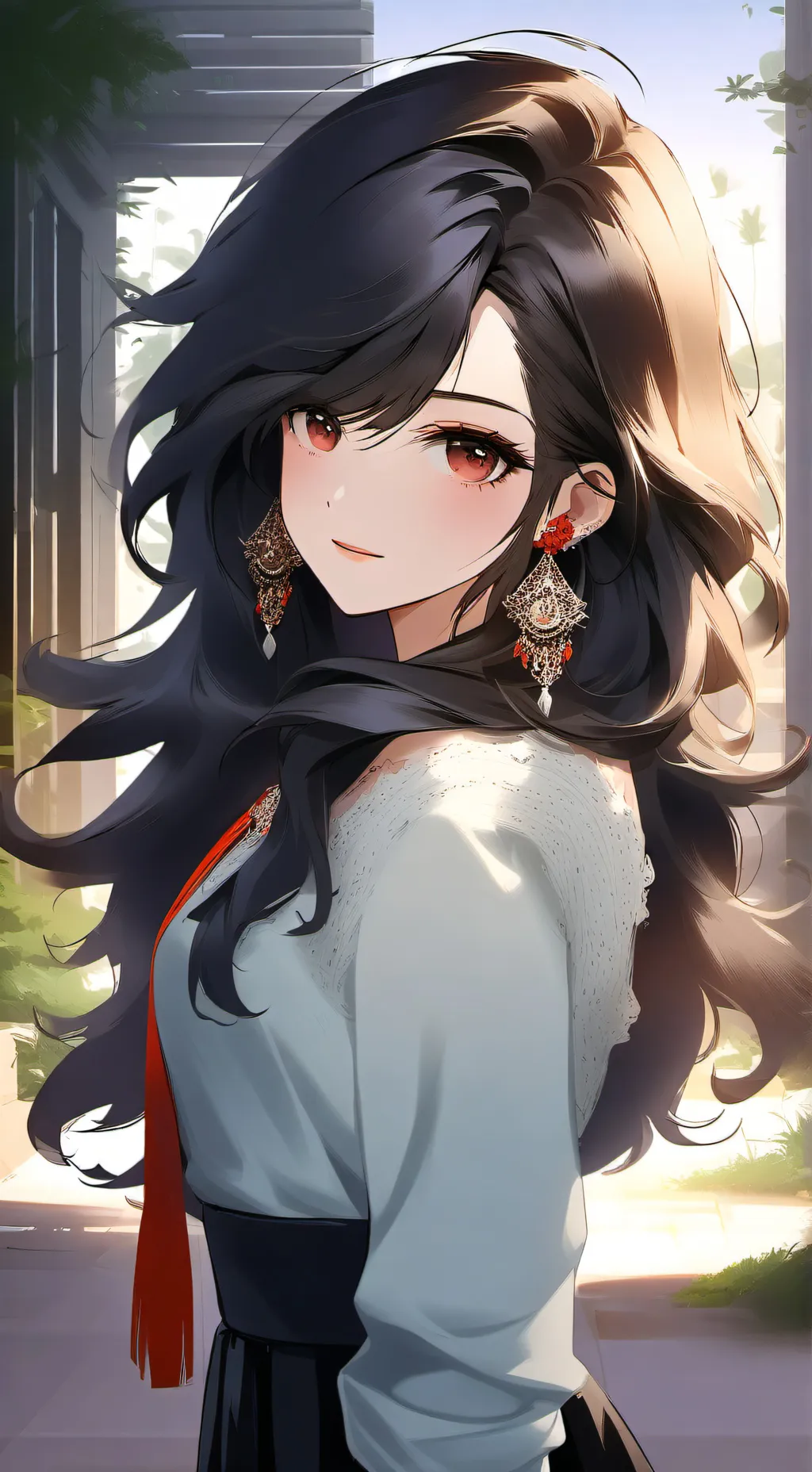 ai character: Mía  background