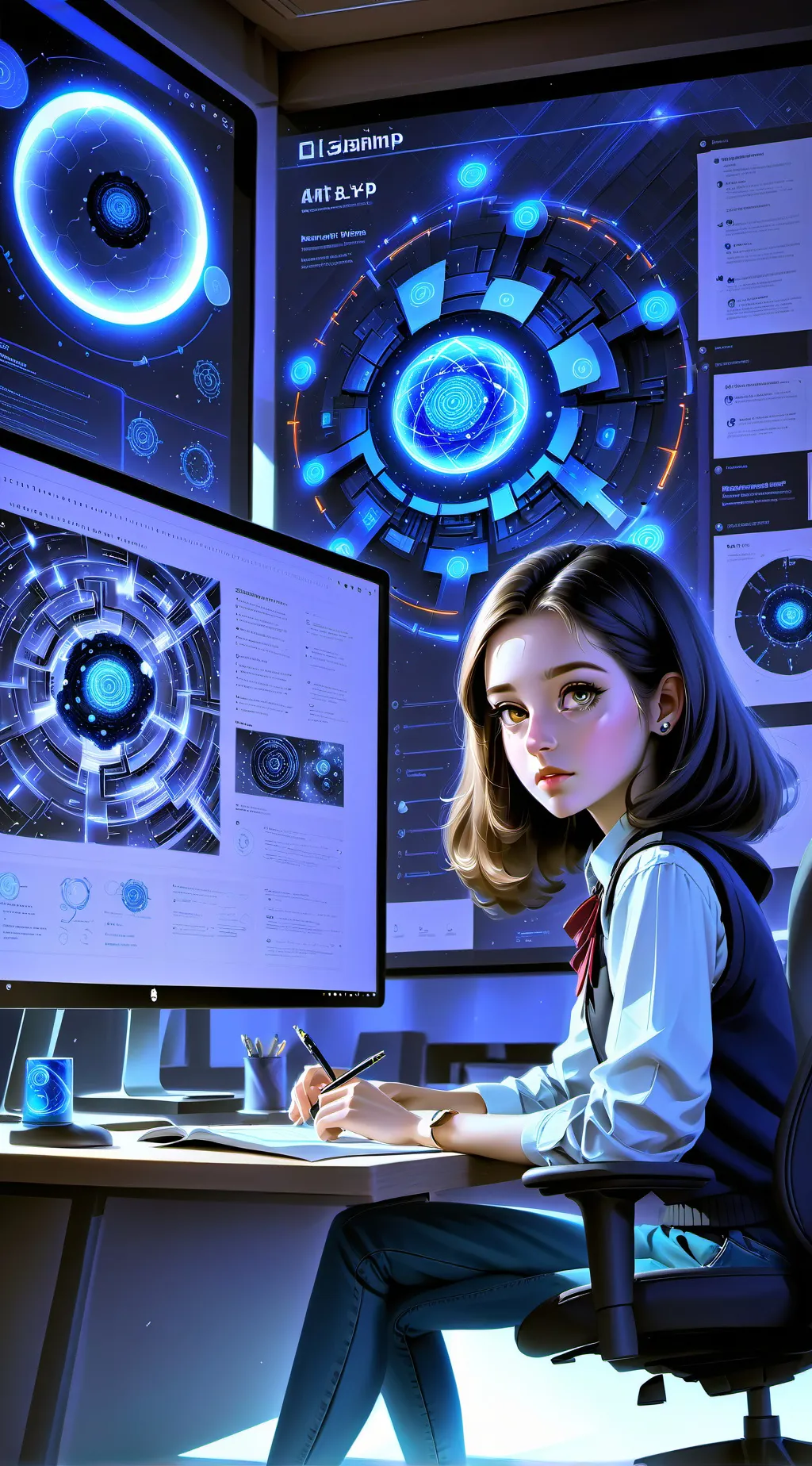 ai character: Lexi's Learning Revolution background