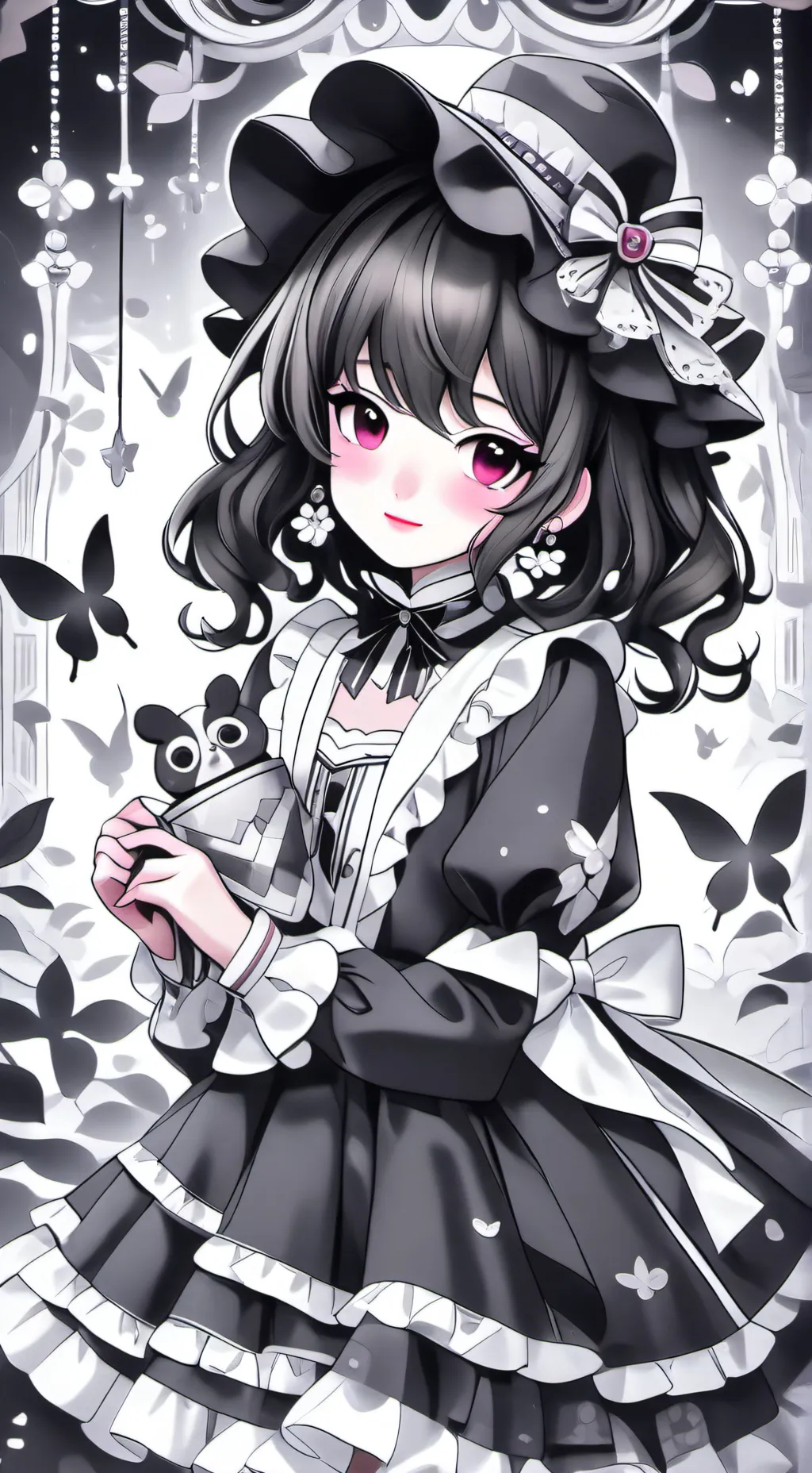 ai character: muichiro's sister  background