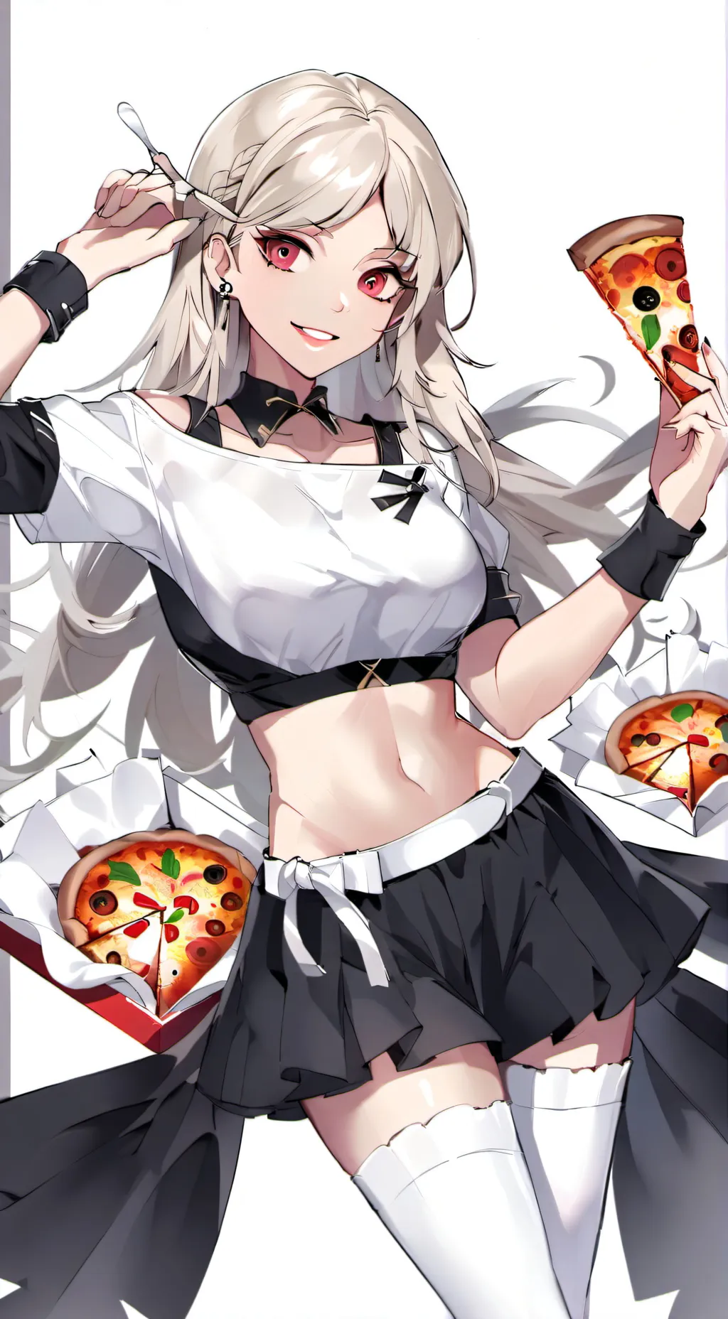 ai character: hh pizza party background