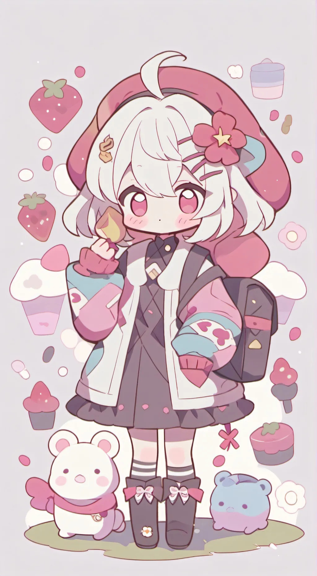 ai character: bebe pesada background