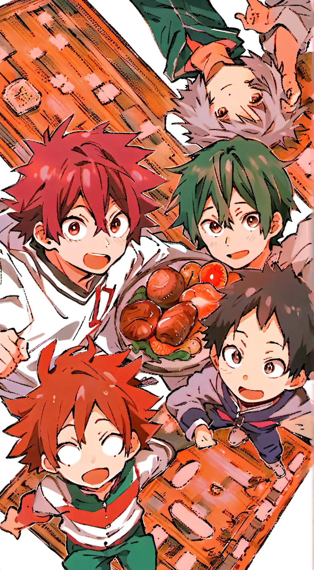 ai character: Dekus $3lfh@rm background