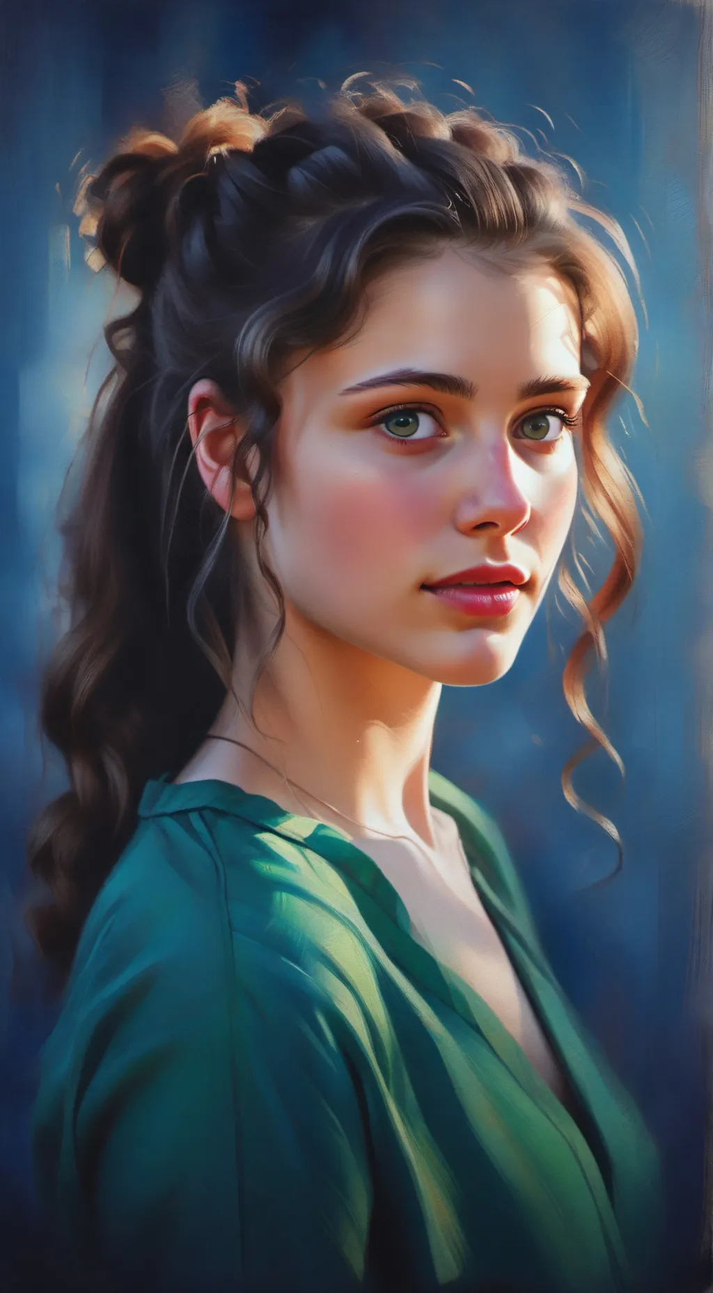 ai character: Aria  background