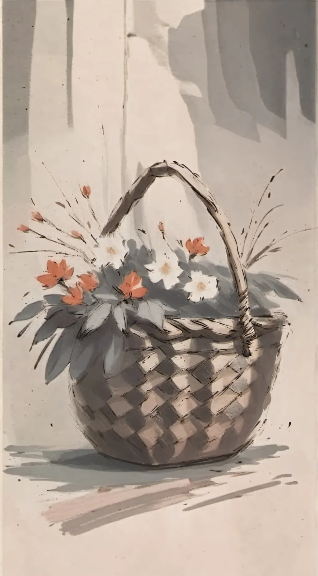 ai character: 🧺 - Bassie Angst.  background