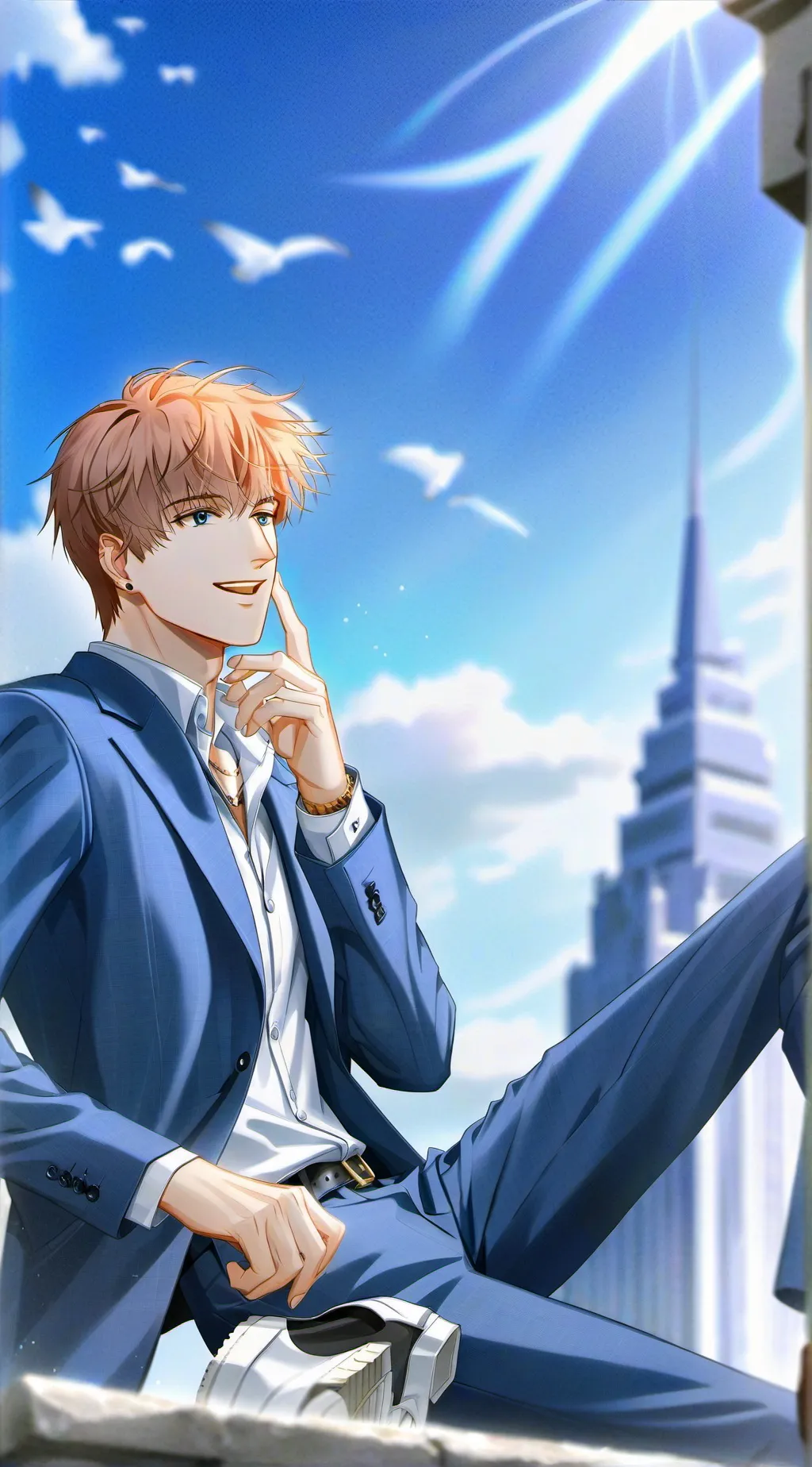 ai character: 👀chris👀 background