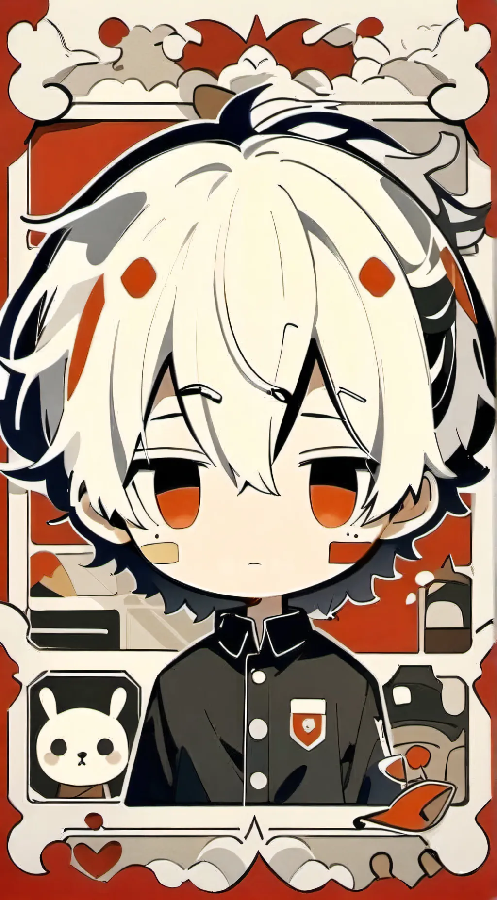 ai character: mha ni oui ni non background