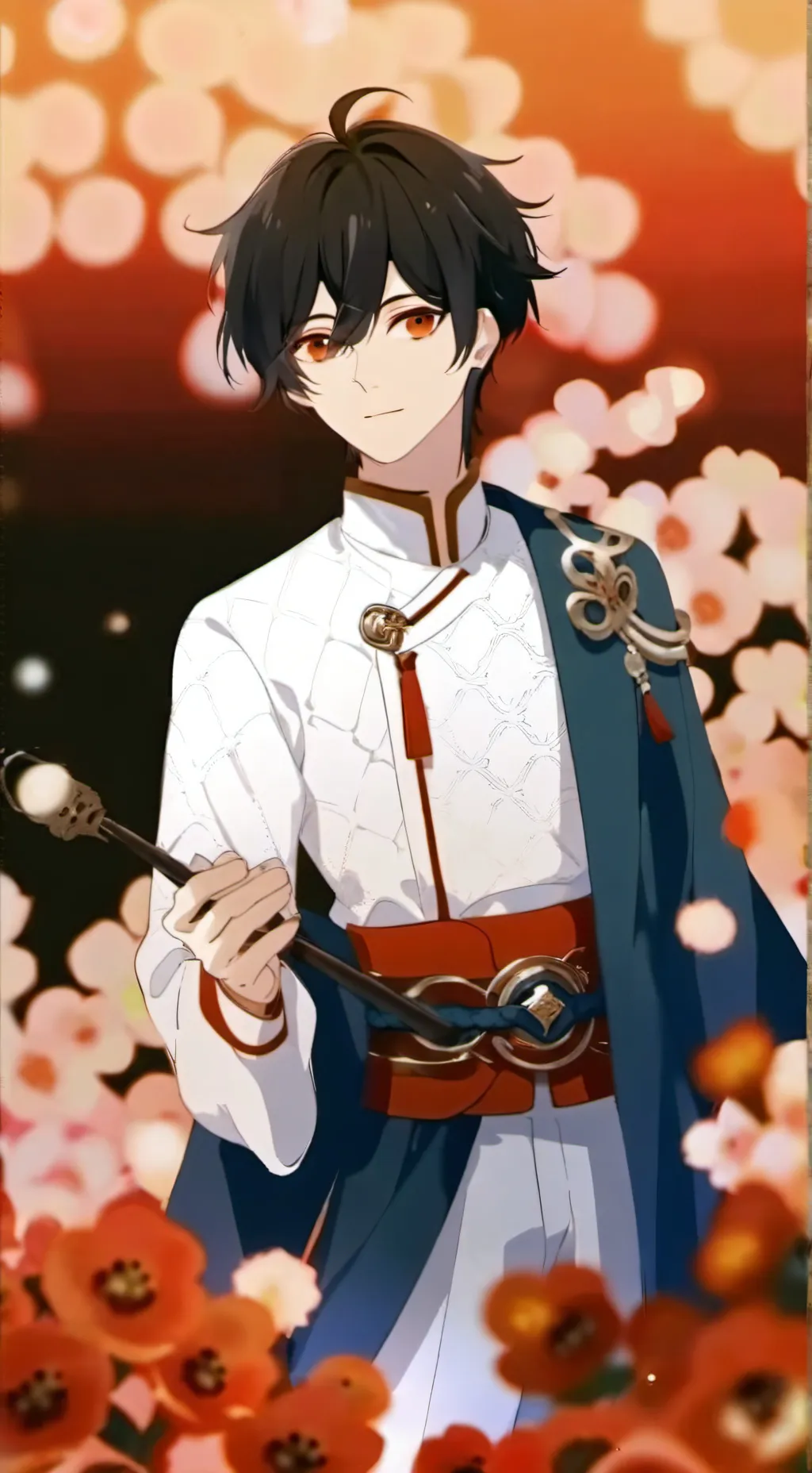 ai character: Xavier and Alex.  background