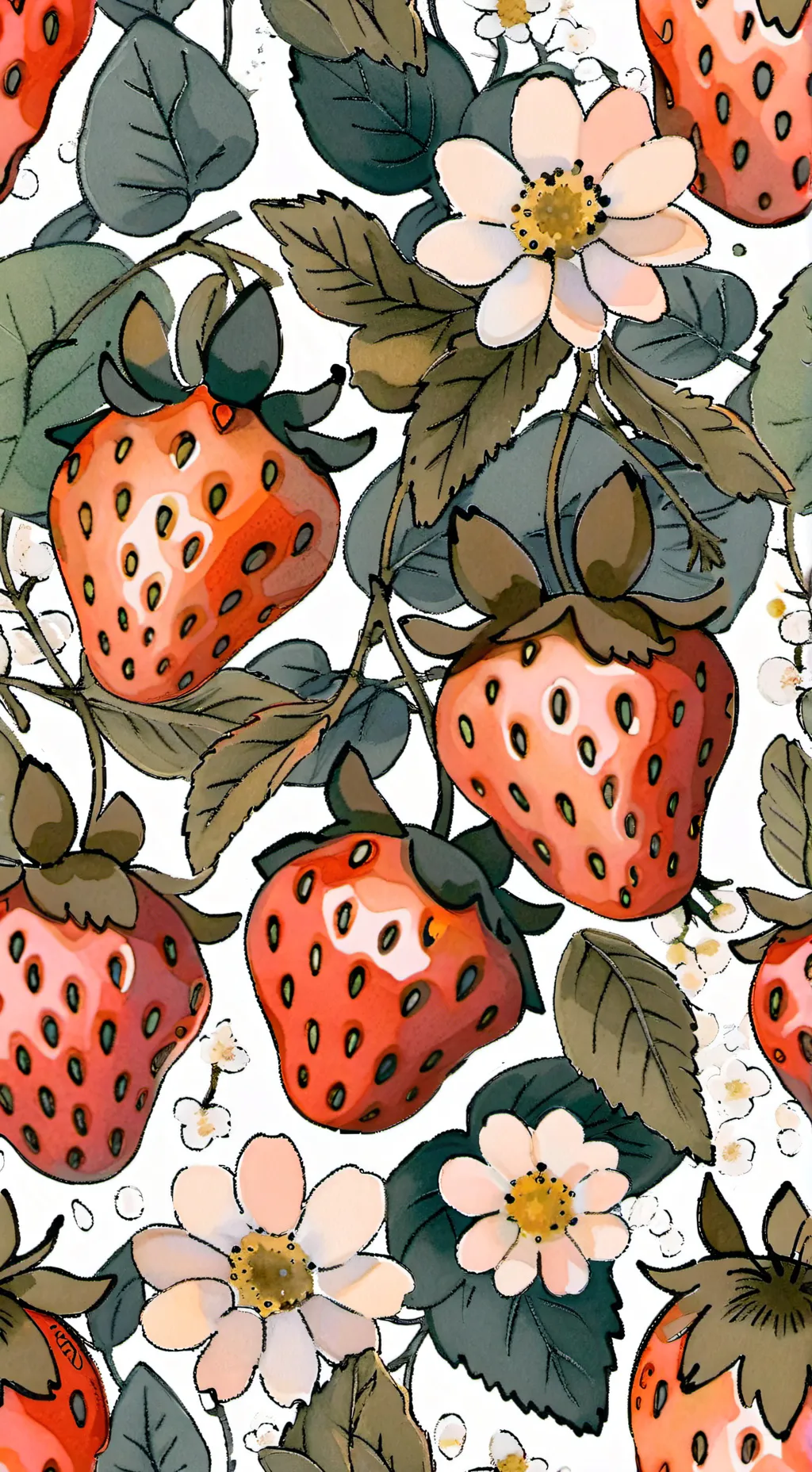 ai character: 🍓📺BerryVision.. background