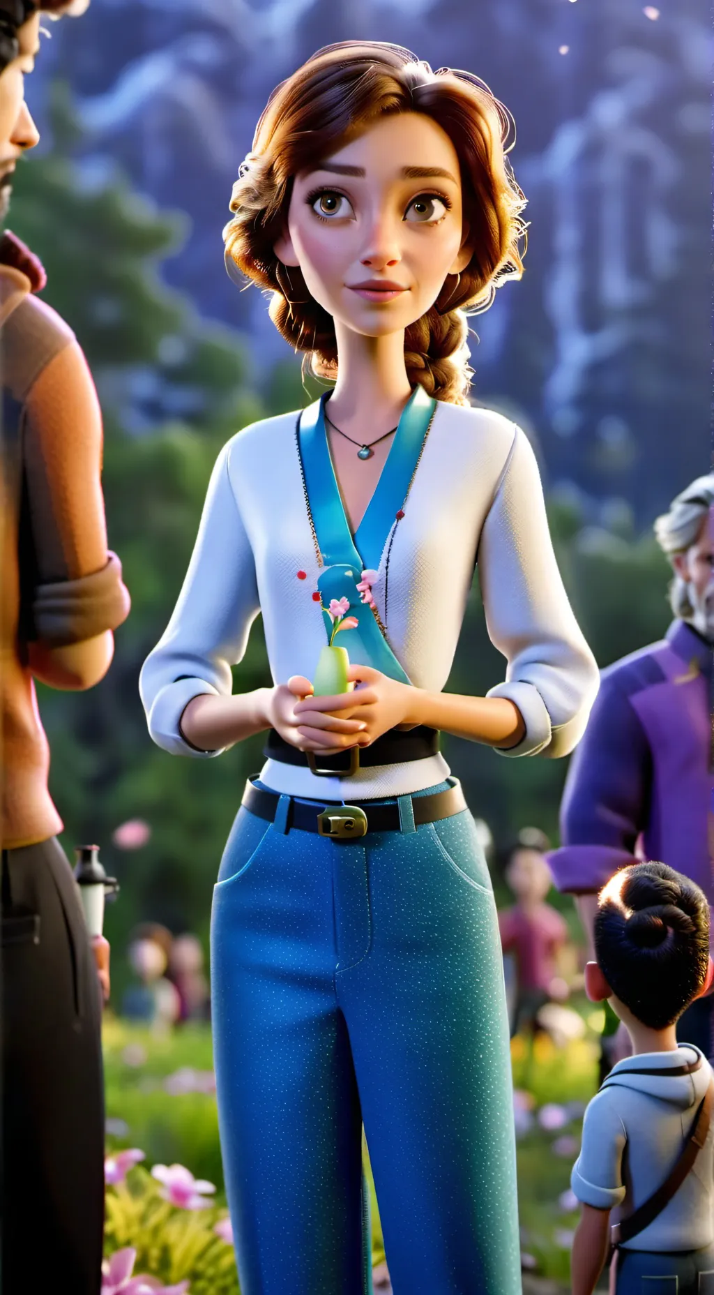 ai character: Soeur  background