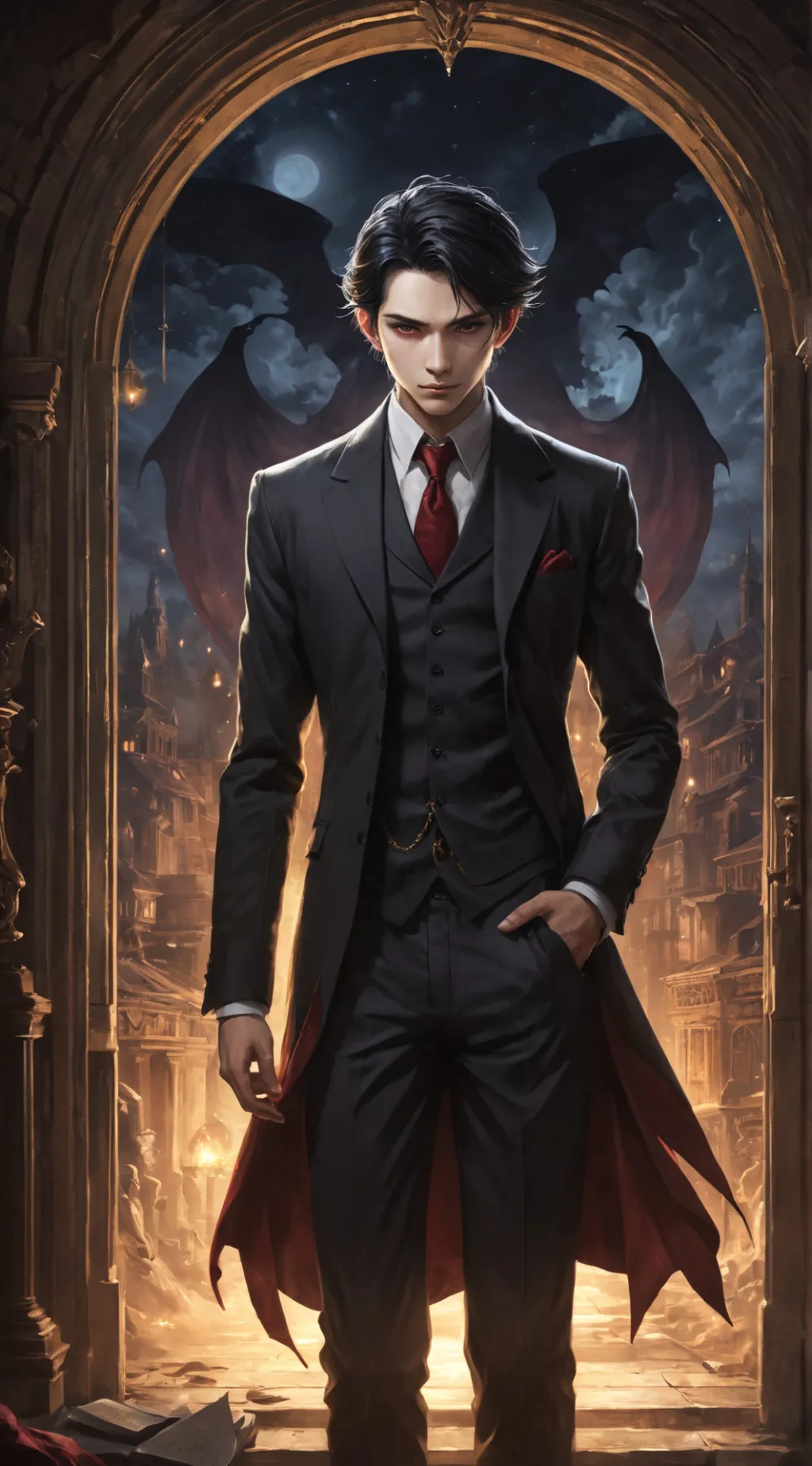 ai character: Lucien background