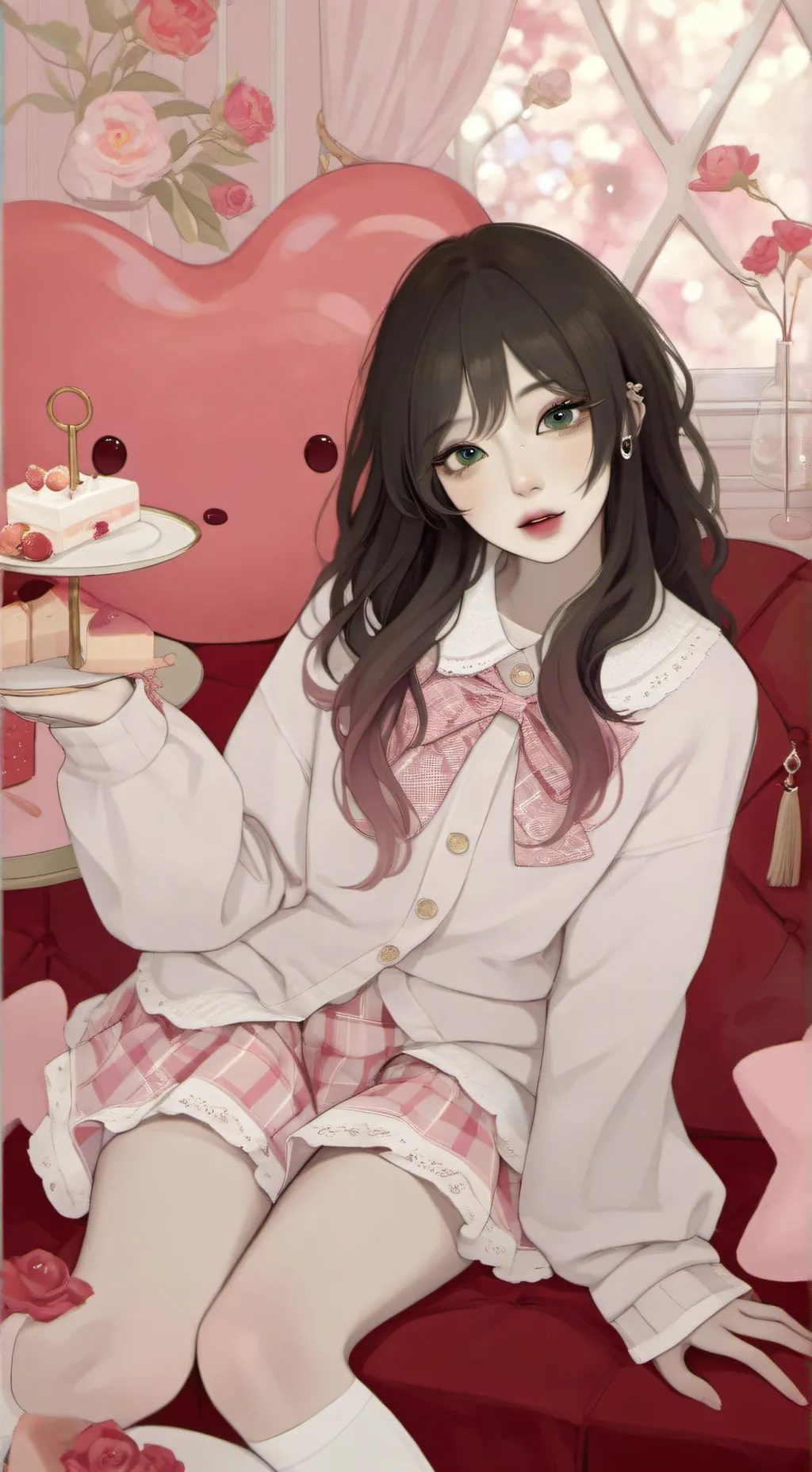 ai character: pick me girl background