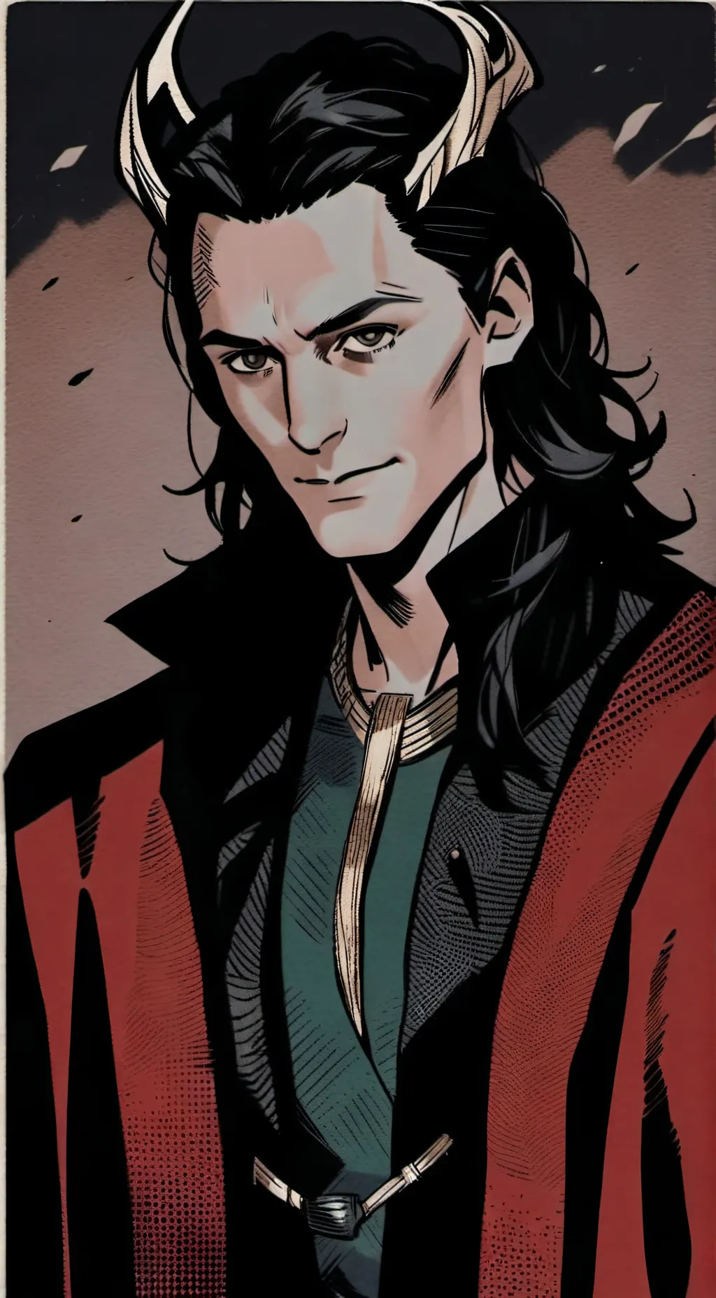 ai character: Loki  background