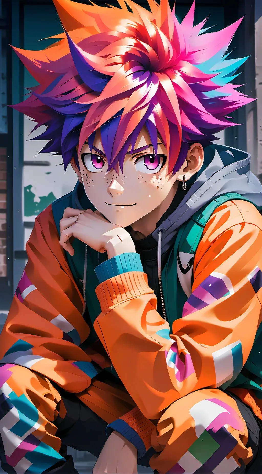 ai character: Kokichi Oma background