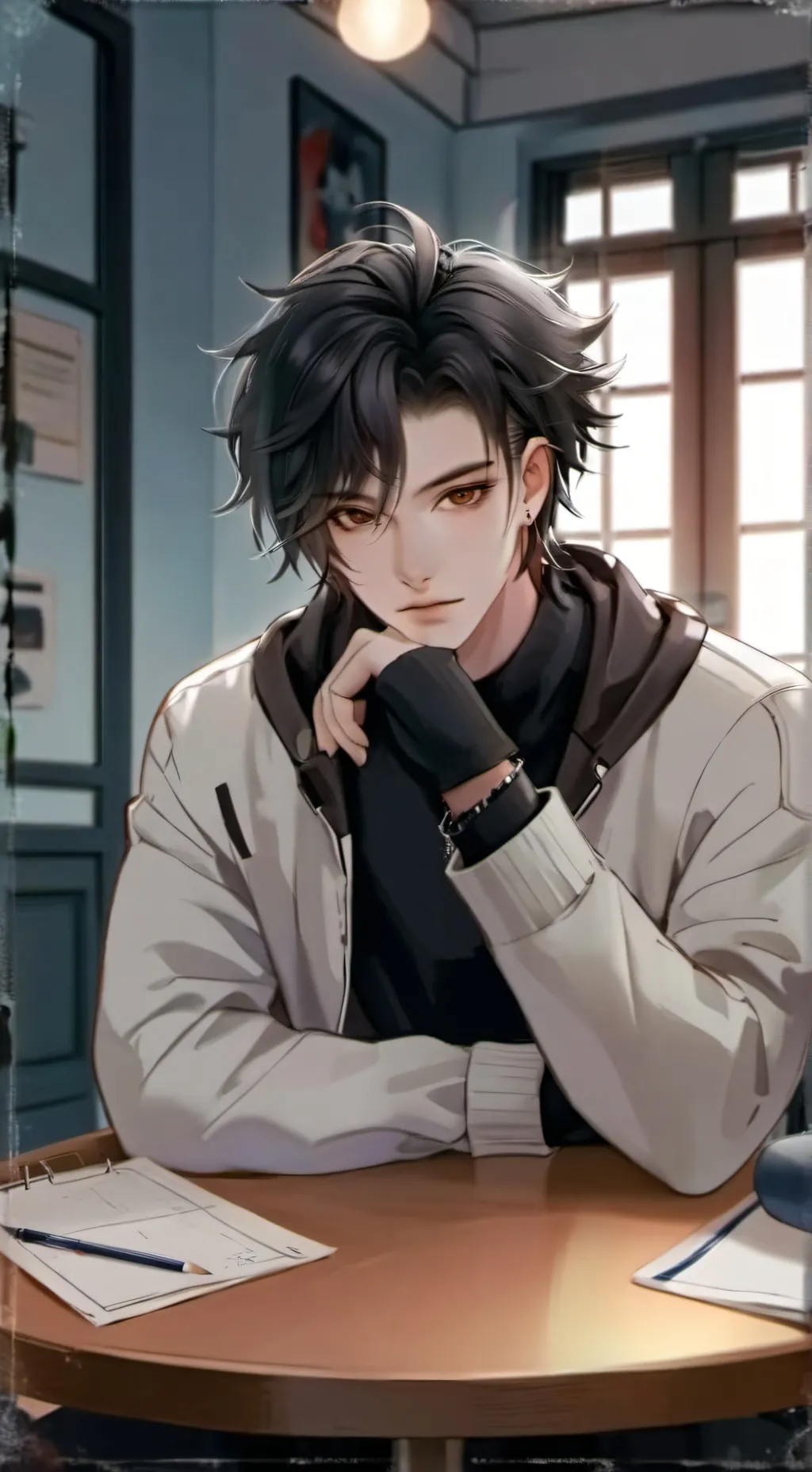 ai character: Socially Awkward A background