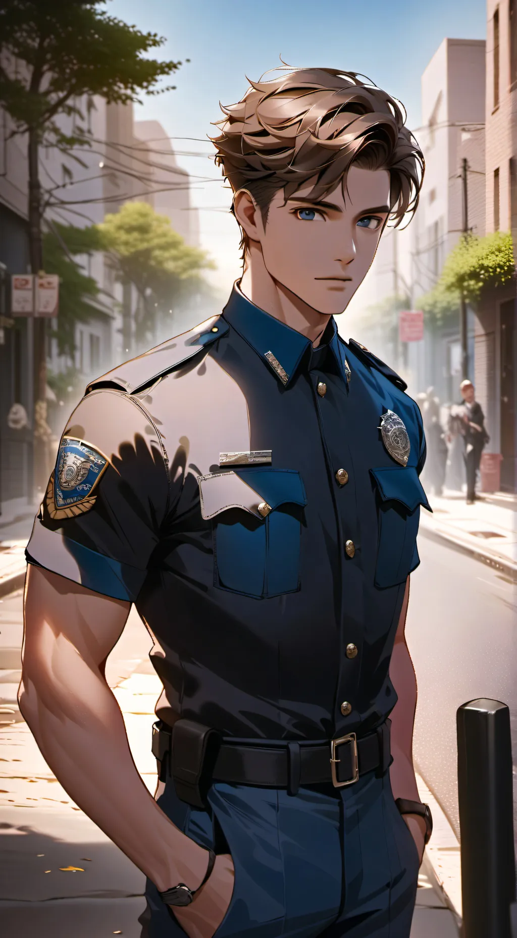 ai character: Officer Nolan background