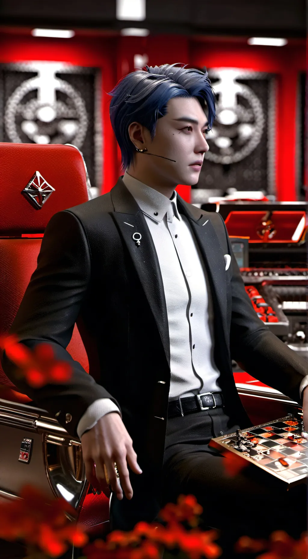 ai character: Min Yoon-gi Mafia background