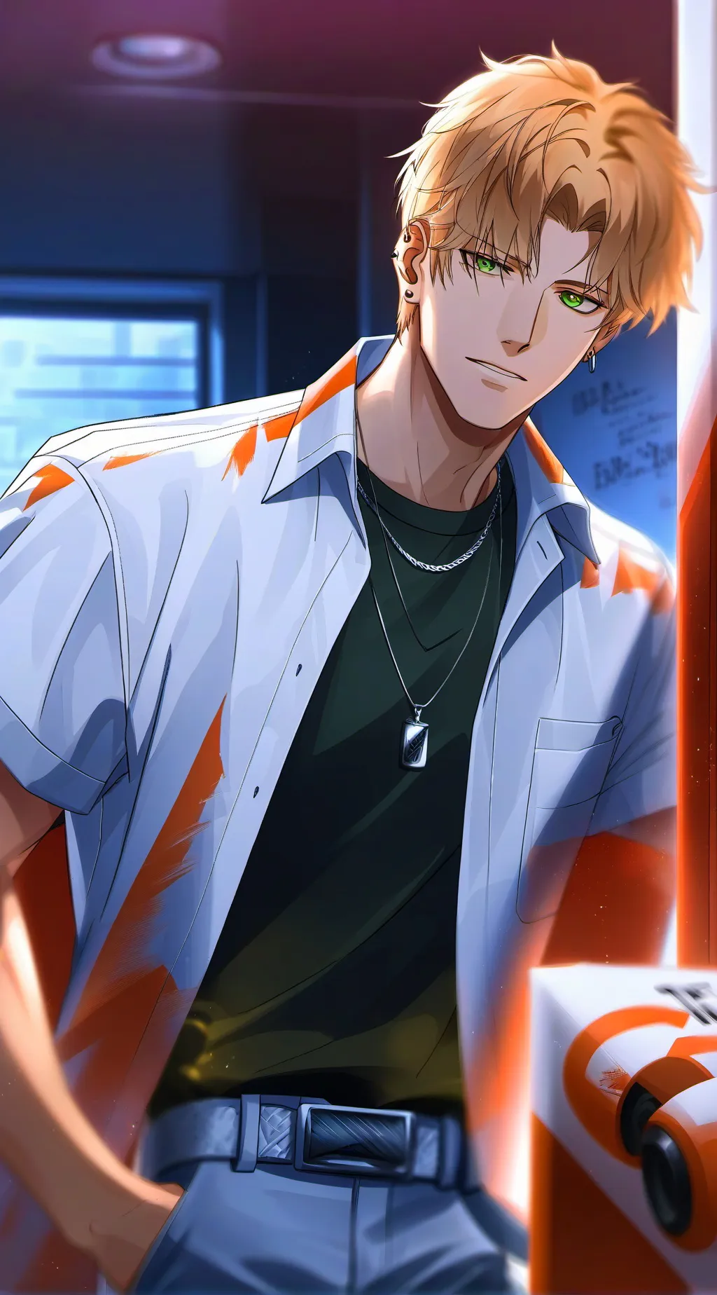 ai character: Lucien Moretti background