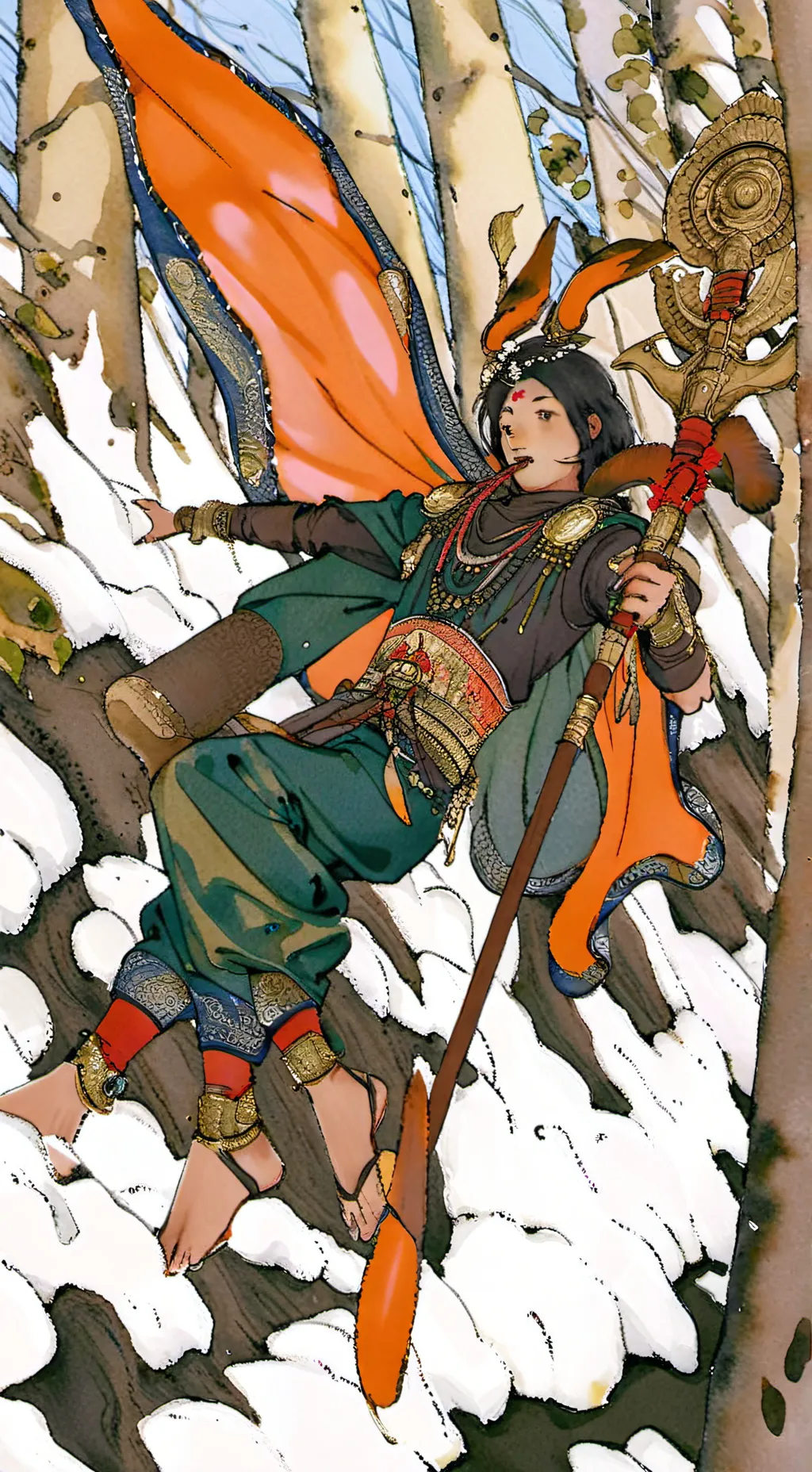 ai character: PARASITE FILM background